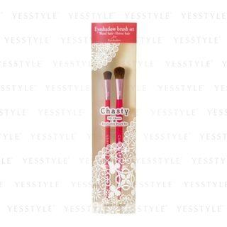 Chasty - My Charm Eyeshadow Brush Set 2 Pcs