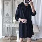 Shirt-sleeve Playsuit