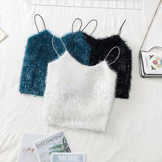 Glitter Fringed Camisole Top