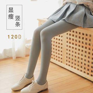 Plain Tights Gray - One Size