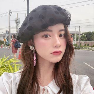 Dotted Organza Beret