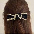 Bow Fabric Hair Tie / Hair Clip