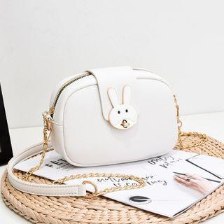Rabbit Twist Lock Chain Crossbody Bag
