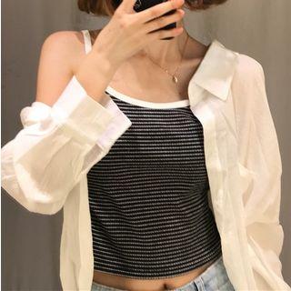 Crop Camisole Top / Plain Shirt