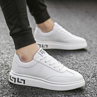 Stitched Printed Sneakers