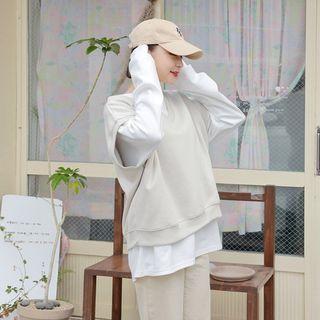 Fleece-lined Sweat Vest