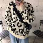 Leopard Long-sleeve Sweater