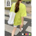 Fit Alls Neon-color Cotton T-shirt