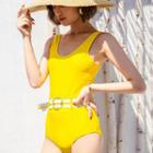 Belt-detail Swimsuit