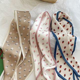 Strawberry Narrow Scarf
