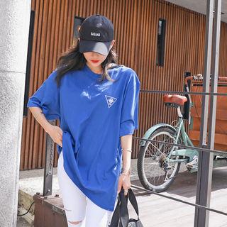 Graphic Loose-fit Long T-shirt