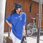 Graphic Loose-fit Long T-shirt