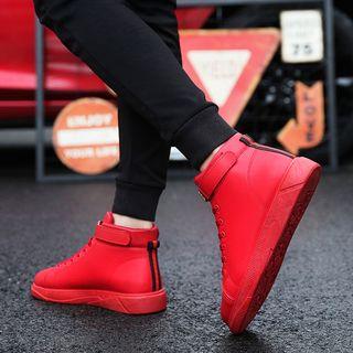 High-top Fleece-lining Sneakers