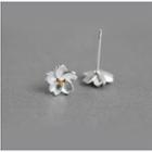 925 Sterling Silver Cherry Blossom Stud Earrings