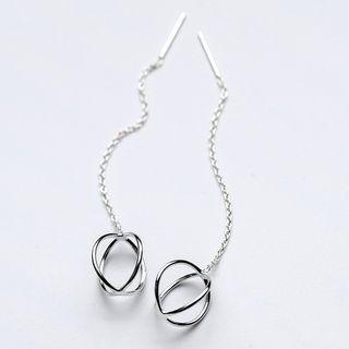 Cutout Threader Earring