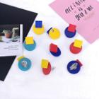 Wooden Block Earring (various Designs)