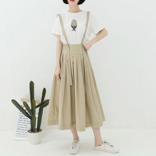Suspender Mid Skirt