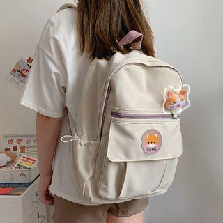 Dog Badge Nylon Backpack