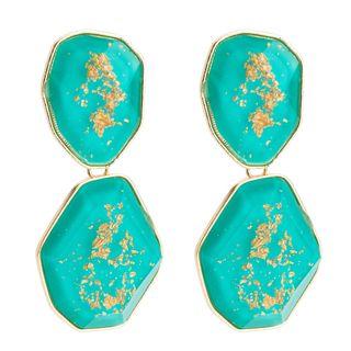 Geometric Acetate Dangle Earring