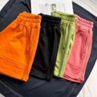 Zipper-side High-waist Shorts