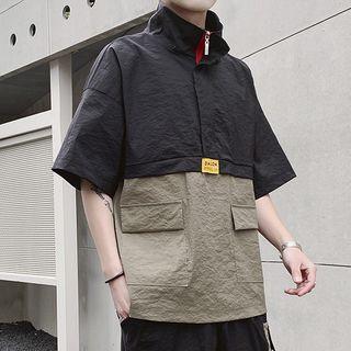 Set: Two Tone Overhead Top + Shorts