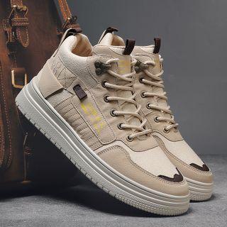 High-top Lace-up Sneakers (various Designs)