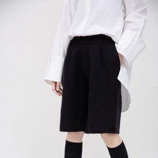 Knit Shorts Black - One Size