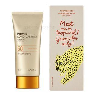 The Face Shop - Power Long-lasting Sun Cream Summer Edition 80ml