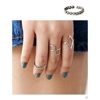 Twisted Silver Ring