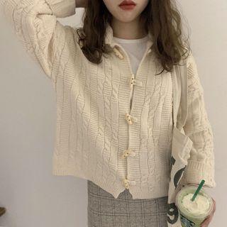 Plain Toggle Cardigan - 3 Colors