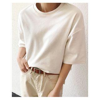 Boxy-fit Napped T-shirt