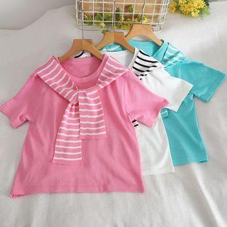 Mock Two Pieces Short-sleeve T-shirt