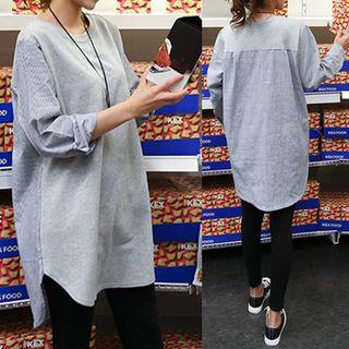 Pinstripe Long-sleeve T-shirt