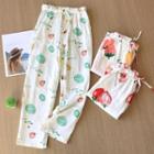 Fruit Print Lounge Pants