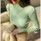Turtleneck Sweater Green - One Size
