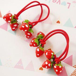 Set Of 2: Strawberry Hair Tie