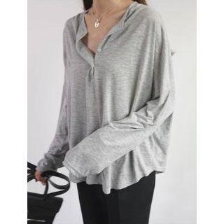 Loose-fit Henley