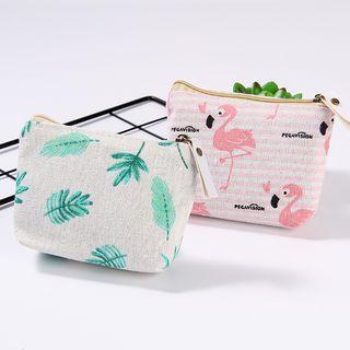 Printed Linen Cotton Coin Purse