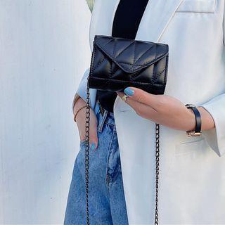 Mini Quilted Chain Crossbody Bag