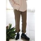 Wide Straight-cut Chino Pants