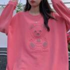 Bear Embossed Sweatshirt