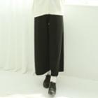 Drawcord-waist Knit Culottes