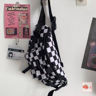 Print Zip Belt Bag