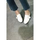 Buckle Backless Loafers