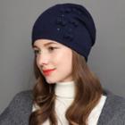 Bow-accent Beanie Hat