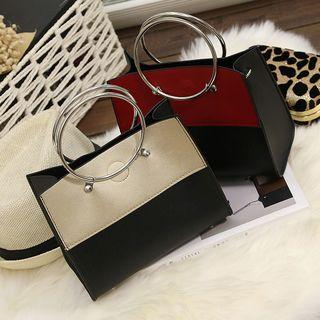 Hoop Colour Block Shoulder Bag