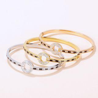 Rhinestone Geometric Bracelet