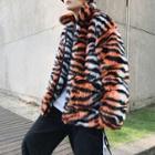 Tiger Print Fleece Jacket
