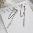 Chain Strap Stud Earring