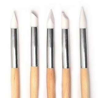 Set Of 5: Dual Tipped Nail Art Brush